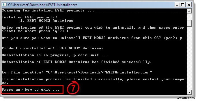 วิธีลบ ESET NOD 32 และ Smart Security ใน Windows 10