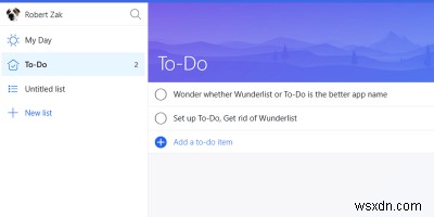 วิธีตั้งค่า Microsoft To-Do บน Windows 10