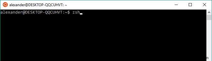 วิธีการติดตั้ง zsh และ Oh My Zsh ใน Windows 10
