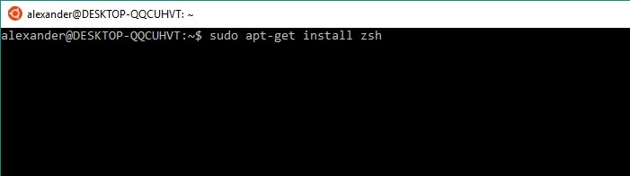 วิธีการติดตั้ง zsh และ Oh My Zsh ใน Windows 10