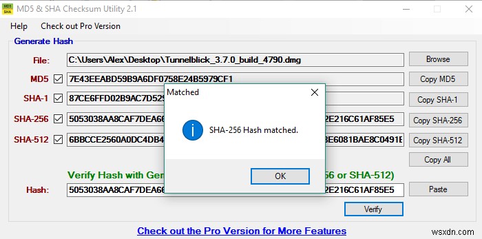 วิธีการตรวจสอบยืนยัน MD5, SHA-1 และ SHA-256 ใน Windows 10