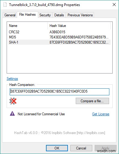 วิธีการตรวจสอบยืนยัน MD5, SHA-1 และ SHA-256 ใน Windows 10