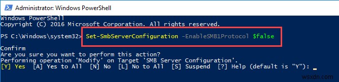 วิธีปิดการใช้งาน SMBv1 ใน Windows