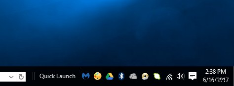 วิธีรับ XP Quick Launch Bar ใน Windows 10