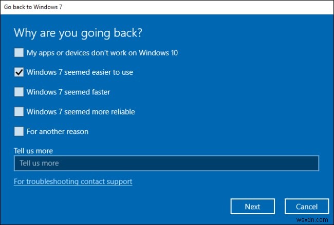 วิธีการดาวน์เกรด Windows 10 และติดตั้ง Windows 7 ใหม่