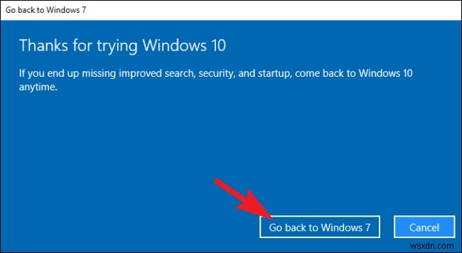 วิธีการดาวน์เกรด Windows 10 และติดตั้ง Windows 7 ใหม่