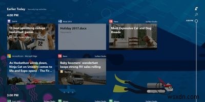 Microsoft ได้เปิดตัวคุณลักษณะไทม์ไลน์ที่ล่าช้าเป็นเวลานานในที่สุด