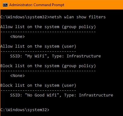 วิธีบล็อกหรืออนุญาตเครือข่าย WiFi ใน Windows 10