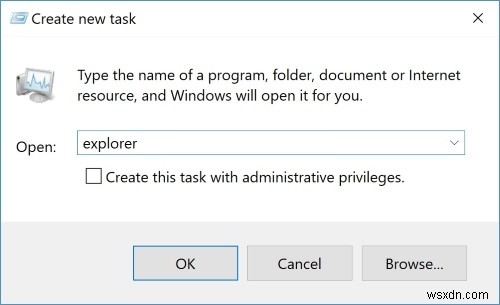 วิธีการกู้คืนจากการขัดข้องของ Windows Explorer ใน Windows 10