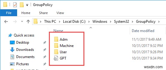 วิธีสำรองข้อมูลการตั้งค่า Local Group Policy Editor ใน Windows 10