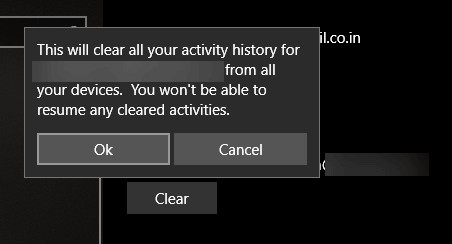 วิธีล้างกิจกรรมไทม์ไลน์ใน Windows 10