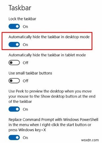 วิธีแก้ไขปัญหาแถบงานไม่ซ่อนใน Windows 10