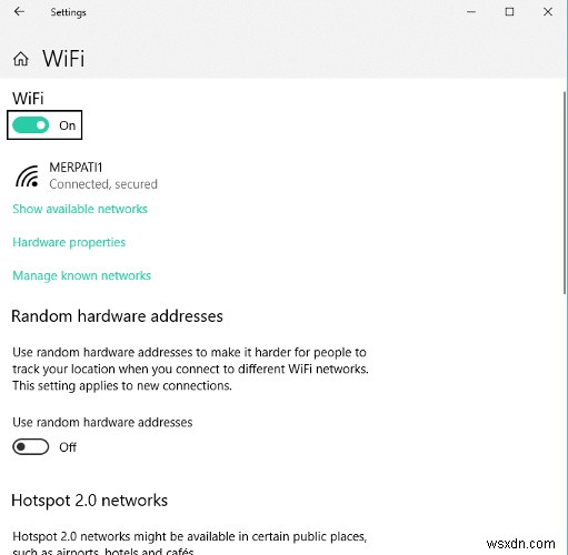 วิธีแก้ไขปัญหา Wi-Fi ไม่ทำงานใน Windows 10