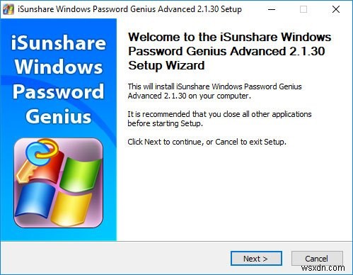 วิธีรีเซ็ตรหัสผ่าน Windows ด้วย iSunshare Windows Password Genius