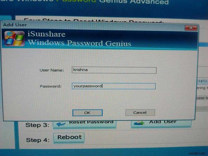 วิธีรีเซ็ตรหัสผ่าน Windows ด้วย iSunshare Windows Password Genius