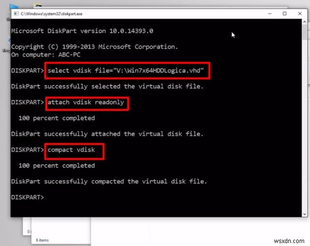 วิธีการย่อ Virtualbox VM ใน Windows 10