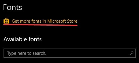 วิธีดาวน์โหลดแบบอักษรจาก Microsoft Store ใน Windows 10