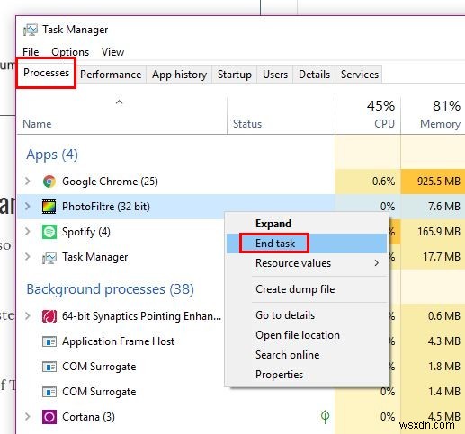 วิธีปิดแอปที่ไม่ตอบสนองใน Windows 10