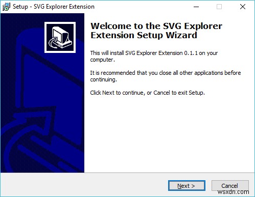 วิธีการดูภาพขนาดย่อ SVG ใน Windows Explorer