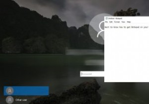 วิธีเข้าถึงแอปจากหน้าจอล็อกของ Windows 10