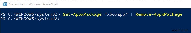 วิธีถอนการติดตั้งแอปที่ติดตั้งล่วงหน้าใน Windows 10 โดยใช้ Powershell