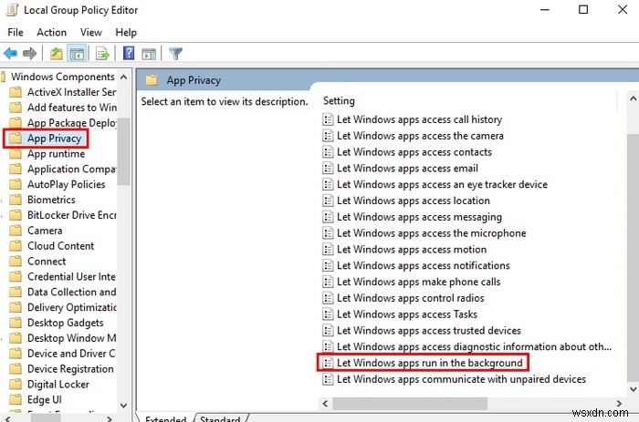 วิธีหยุดแอปพื้นหลังไม่ให้ทำงานใน Windows 10