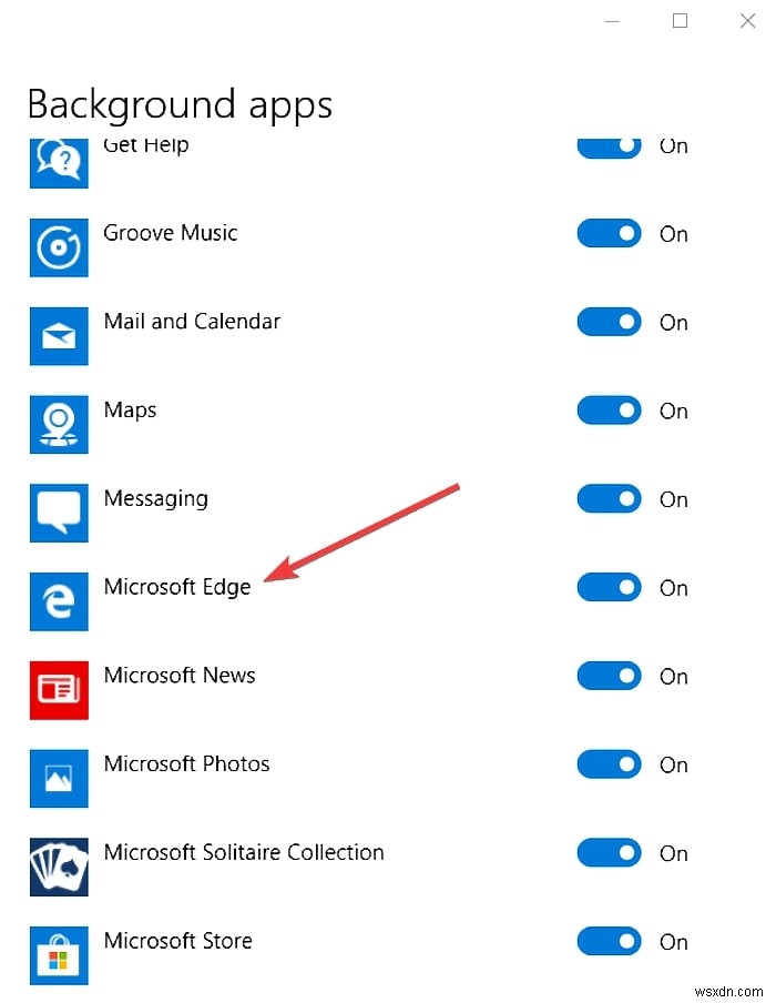 วิธีบล็อก Microsoft Edge ไม่ให้ทำงานในเบื้องหลัง