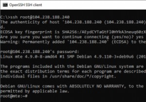 วิธีใช้ไคลเอนต์ OpenSSH ของ Windows 10 แทน PuTTY
