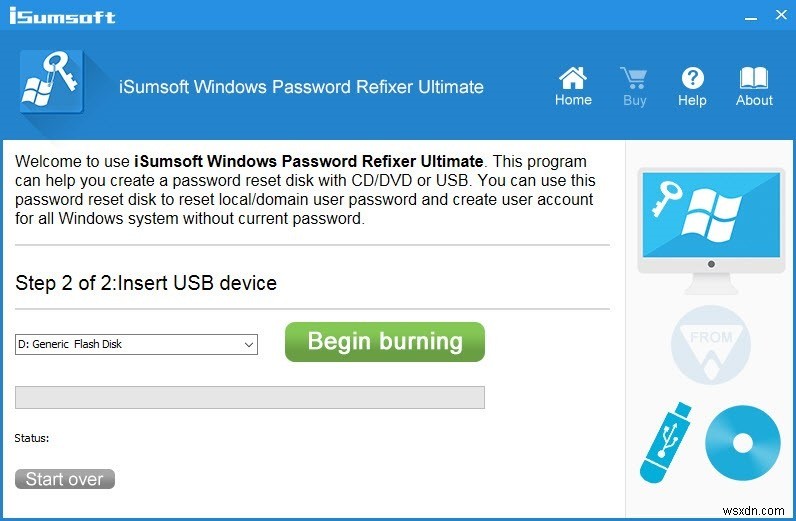 รหัสผ่าน Windows ที่หายไปไม่มีปัญหากับตัวแก้ไขรหัสผ่าน iSumsoft Windows