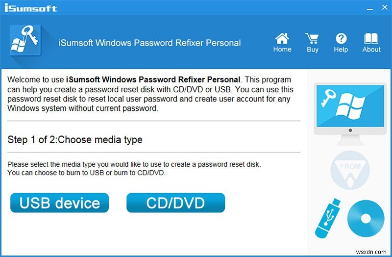 รหัสผ่าน Windows ที่หายไปไม่มีปัญหากับตัวแก้ไขรหัสผ่าน iSumsoft Windows