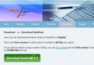 ค้นหาข้อความในไฟล์ใดก็ได้ด้วย SeekFast