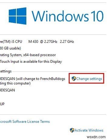 วิธีการเปลี่ยนชื่อคอมพิวเตอร์ของคุณใน Windows 10