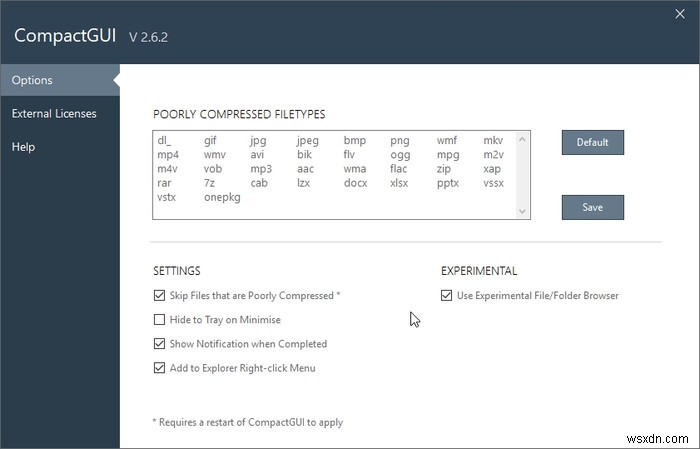 วิธีเพิ่มพื้นที่ว่างในฮาร์ดดิสก์ด้วย CompactGUI