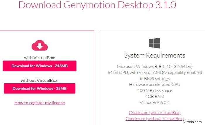 วิธีเรียกใช้แอป Android บน Windows 10 ด้วย Genymotion