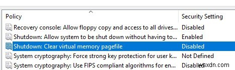 วิธีการลบ Pagefile.sys โดยอัตโนมัติเมื่อปิดเครื่องใน Windows 10