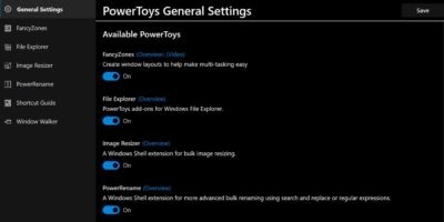 การเพิ่มฟังก์ชันการทำงานให้กับ Windows 10 ด้วย PowerToys
