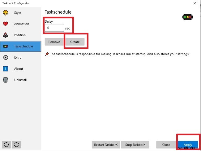 การปรับแต่งทาสก์บาร์ของ Windows 10 ด้วย TaskbarX