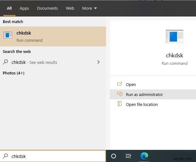 วิธียกเลิกการดำเนินการ Chkdsk ตามกำหนดการใน Windows 10