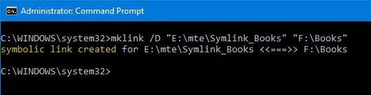 วิธีสร้างลิงก์สัญลักษณ์ (Symlink) ใน Windows 10