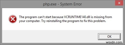 วิธีการแก้ไขข้อผิดพลาด “VCRUNTIME140.dll Is Missing” ใน Windows 10