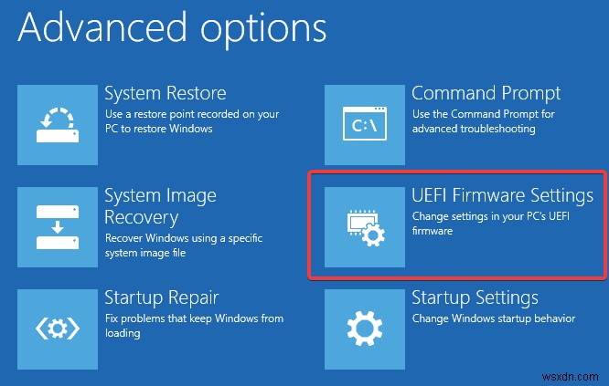 วิธีการบูตเข้าสู่ UEFI โดยตรงจาก Windows 10