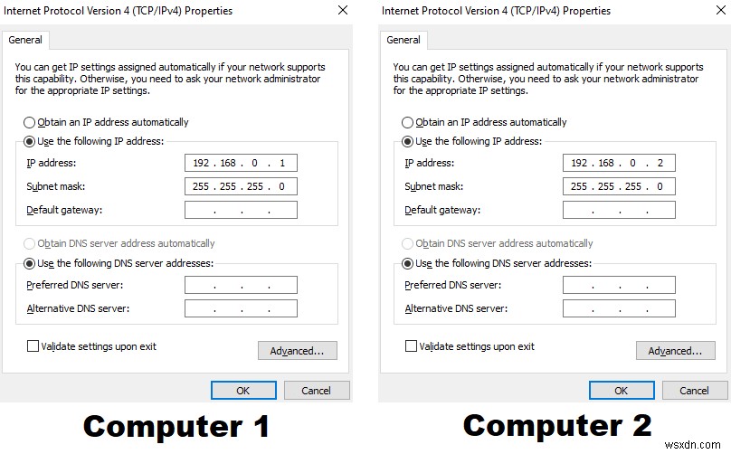วิธีเชื่อมต่อคอมพิวเตอร์สองเครื่องโดยใช้สาย LAN ใน Windows 10