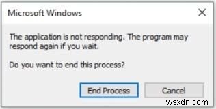 วิธีแก้ไขแอปพลิเคชัน Windows ไม่ตอบสนอง