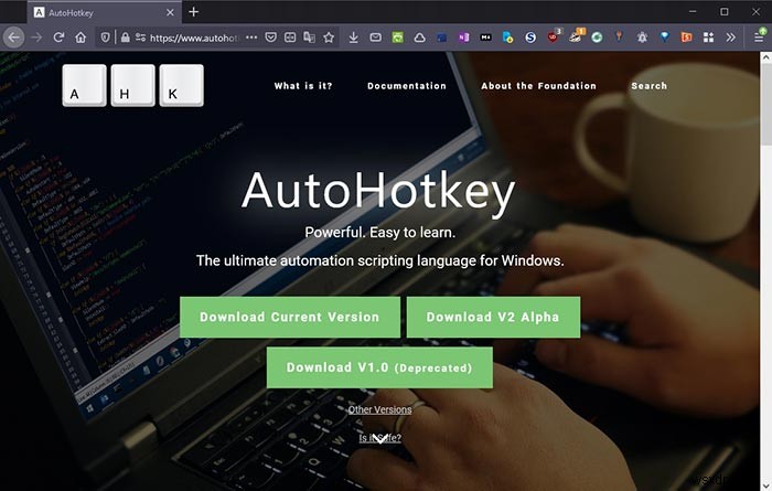 วิธีสร้างแอปและทางลัดเฉพาะไซต์ด้วย AutoHotkey