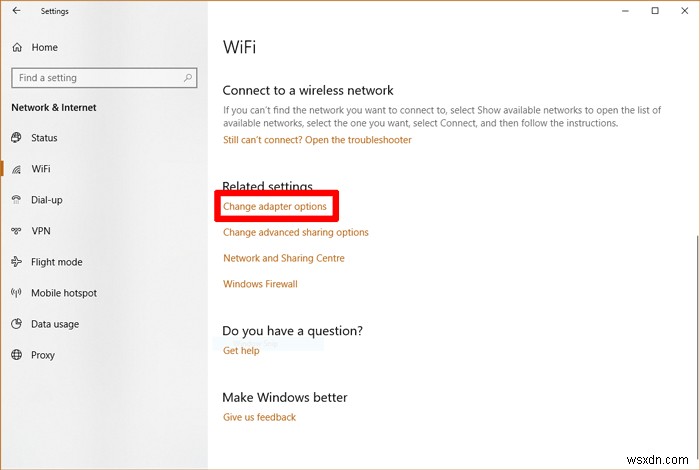 วิธีแก้ไขข้อความ  ไม่มีอินเทอร์เน็ต ปลอดภัย  ใน Windows 10