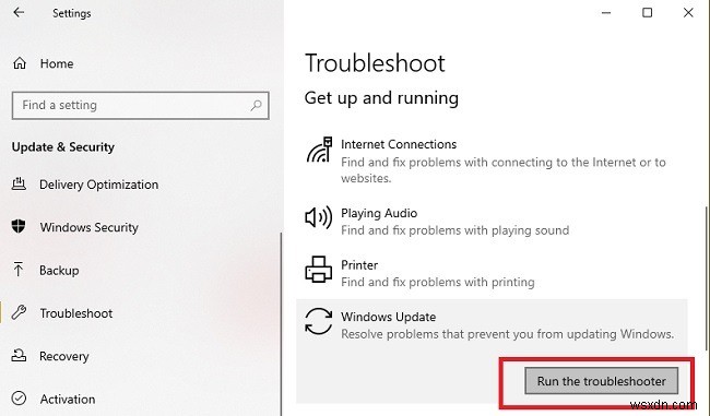 การแก้ไขปัญหาการติดตั้งการอัปเดต Windows 10