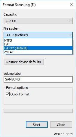 วิธีการฟอร์แมตไดรฟ์ USB ใน Windows 10