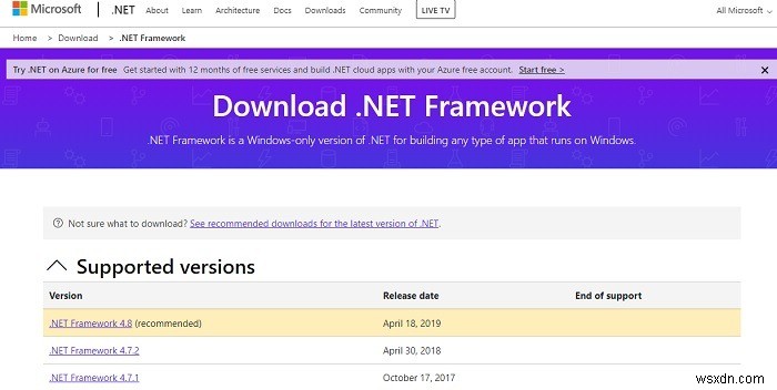 วิธีการติดตั้ง .NET Framework 2.0 3.0 และ 3.5 ใน Windows