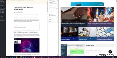 วิธีแยกหน้าจอของคุณใน Windows