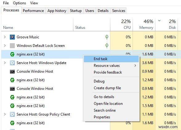 วิธีการติดตั้งและเรียกใช้เซิร์ฟเวอร์ Nginx บน Windows